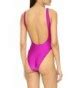 Women Sexy One Piece Backless Monokini Letters Print Padding Bikini Swimwear Rose C X Kuw