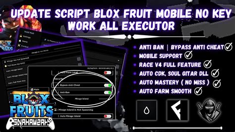 NEW UPDATE SCRIPT BLOX FRUIT MOBILE BYPASS ANTI CHEAT ANTI BAN