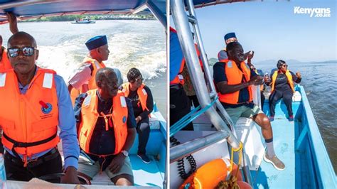 WATCH RAILA ODINGA AND OTHER AZIMIO LEADERS ENJOYING BOAT RIDE AND LAKE