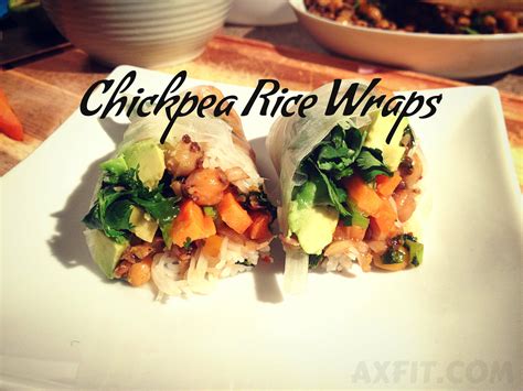 Chickpea Rice Wraps Recipe