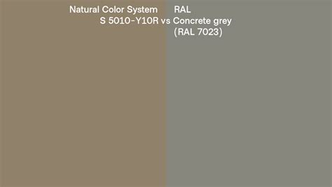 Natural Color System S Y R Vs Ral Concrete Grey Ral Side