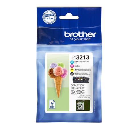 Brother LC3213 BK C M Y Original Multipack High Capacity Ink Cartridges