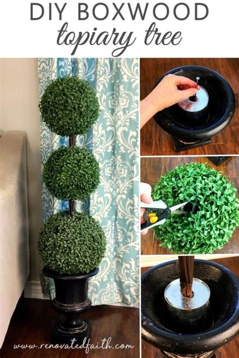 Easiest DIY Topiary Trees For Front Porch Decor Brilliant Hack