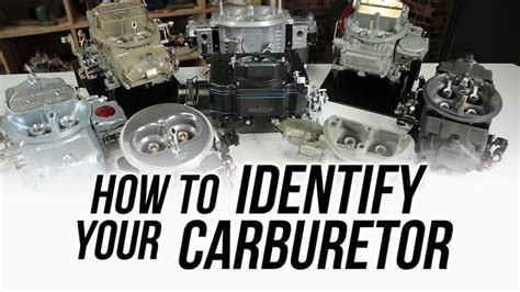 How To Identify Your Holley Or Demon Carburetor Holley Motor Life