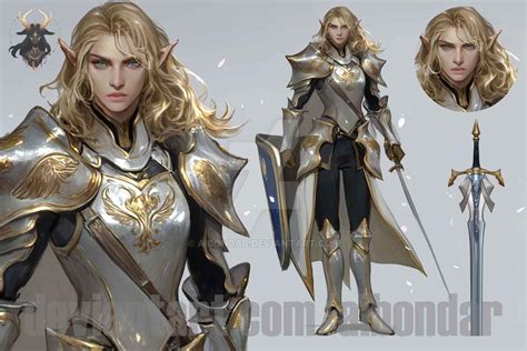 Dnd Elf Paladin Female 1024 5 1 By Aibondar On Deviantart