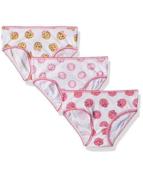 Shopkins Girls Underwear Pastel 3 Pack Brief Multicolor Panties Walmart Canada