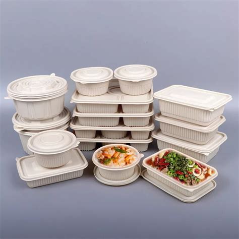 Natural Disposable Bagasse Eco Friendly Made Of Sugarcane Fibers