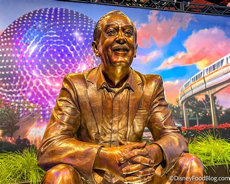 PHOTOS: You HAVE to See the Walt Disney Statue Coming to EPCOT - Disney ...