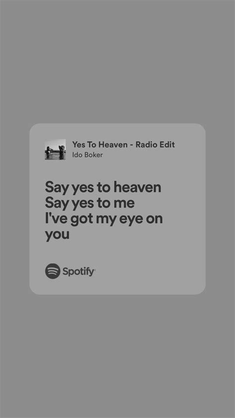 yes to heaven🫶🏽 | Pretty lyrics, Just lyrics, Meaningful lyrics