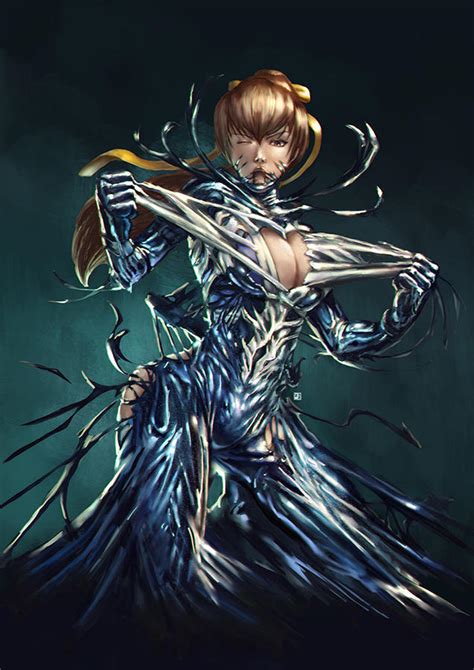 Commission Kasumi Symbiote By Cric On Deviantart