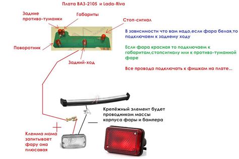 Задние фонари ВАЗ 2107: схема подключения, как снять, как улучшить
