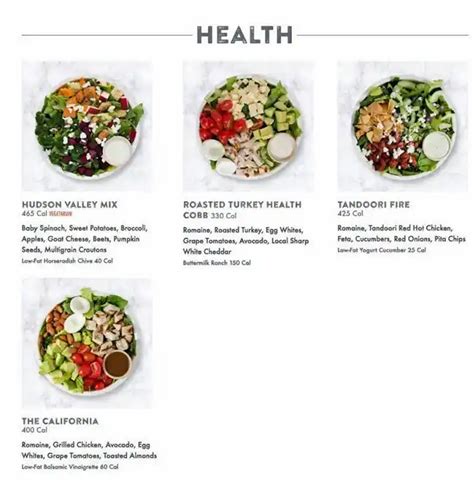 Just Salad Menu, Menu for Just Salad, Midtown, New York City ...