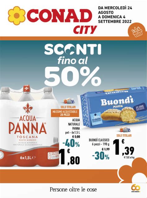 Conad City Sconti Fino Al Fino Al Set Cosenza Prime