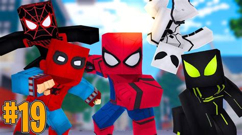 Minecraft TODOS OS HOMEM ARANHAS Aranha Verso GUERRA ULTIMATO Ep