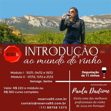 Introdu O Ao Mundo Do Vinho Em Santos Agenda Do Vinho