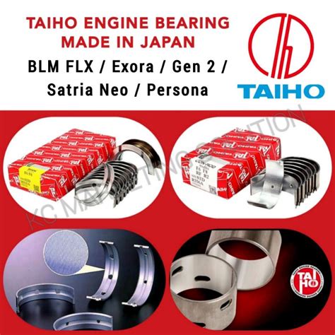 Original TAIHO Main Bearing Set Con Rod Bearing Set Size STD BLM