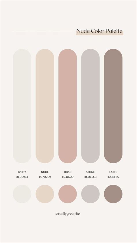 Nude Color Palette Instagram Story Templates By Canva Paletas De