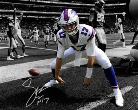 Josh Allen Buffalo Bills Touchdown Dance Signed Photo | Etsy