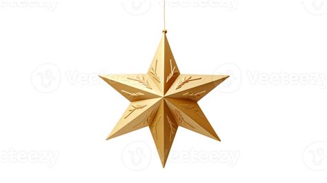 Gold Star On Transparent Background 41453138 PNG