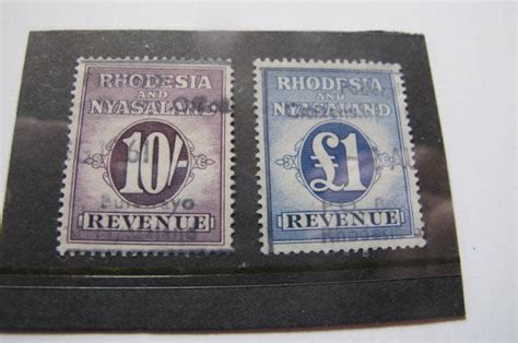 Zimbabwe Rhodesia Nyasaland Rhodesia Rhodesia And Nyasaland Used