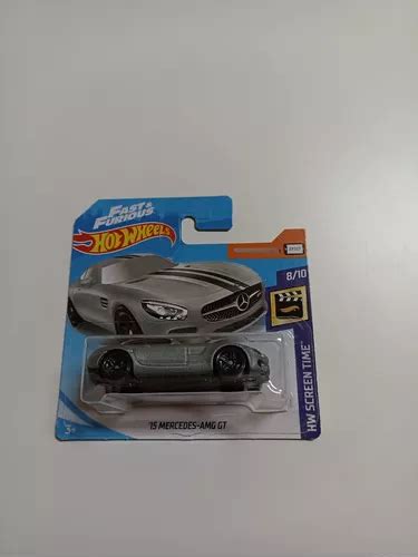 Hot Wheels 15 Mercedes Amg Gt Screen Time Tarjeta Corta 2018 Meses Sin Intereses