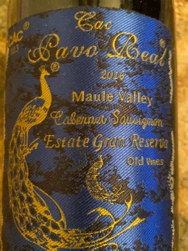 Pavo Real Estate Gran Reserva Old Vines Cabernet Sauvignon Vivino US