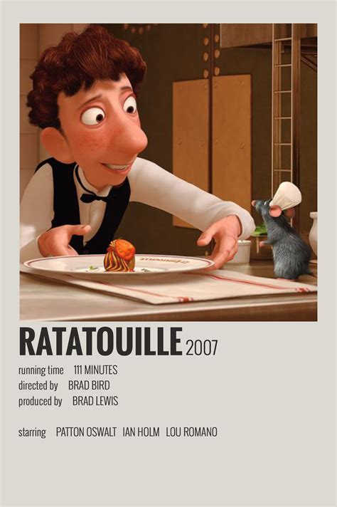 Ratatouille Pixar Poster