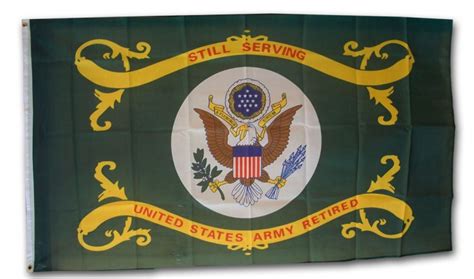 Buy Army Retired - 3'x5' Polyester Flag | Flagline