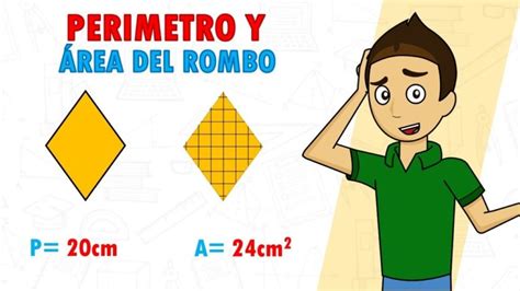 Área de un rombo ejemplos prácticos