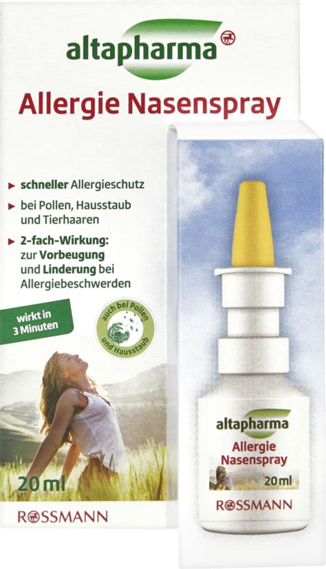 Altapharma Allergie Nasenspray Von ROSSMANN Ansehen