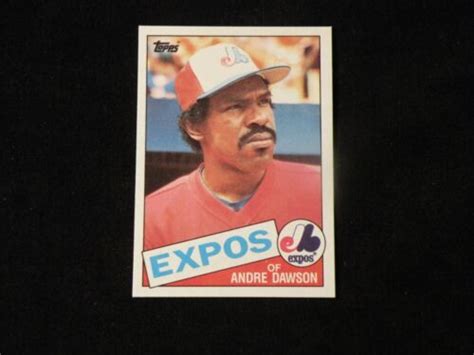 1985 Topps Andre Dawson 420 Montreal Expos HOF EBay