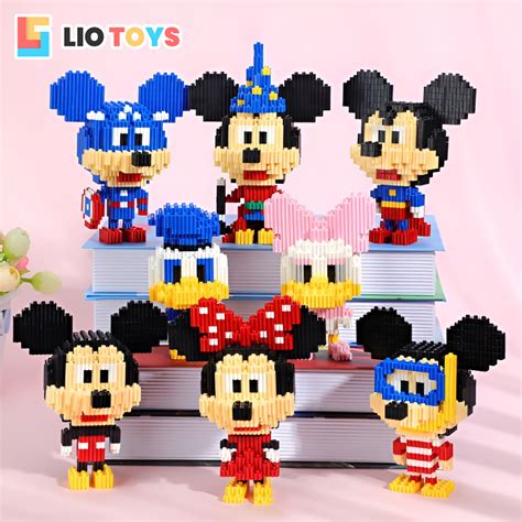 Jual Lio Toys Nano Block Disney Mickey Mouse Minnie Mouse Donald Duck