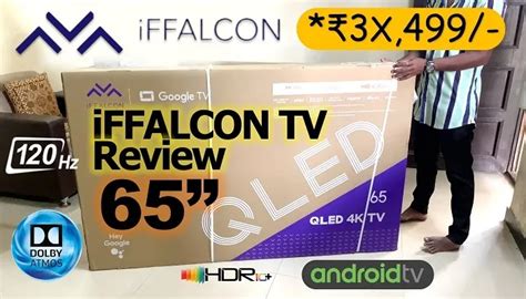 iFFALCON TV Review | iFF65Q73 By TCL Q73 65 inch Ultra HD 4K Smart QLED ...