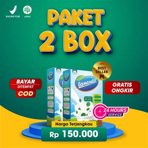 Jual PROMO 2 BOX DISC 50 Gamamilk Susu Etawa Plus Gamat Rekomendasi