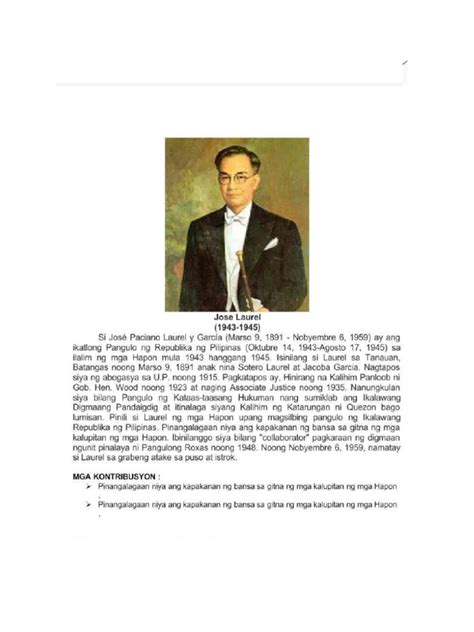 Biography of The President of The Philippines | PDF