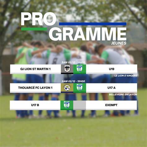 Actualit Le Programme Du Week End Avec Des Matchs Club Football