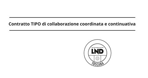 Contratto Tipo Di Collaborazione Coordinata E Continuativa Figc Crt