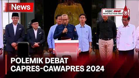 Format Debat Cawapres Oleh Kpu Menuai Polemik Youtube