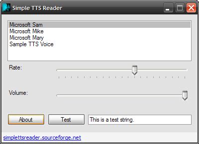 Simple TTS Reader - Make your PC talk