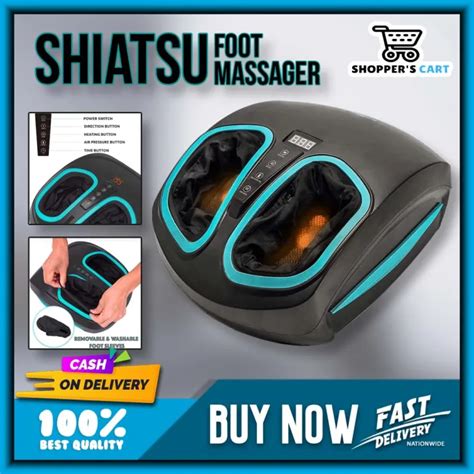 Shiatsu Foot Massager Machine With Heat Electric Deep Kneading