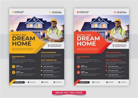 Print Ready Creative Handyman Home Repair Flyer Template Design