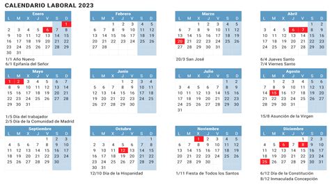 Estos Son Los Festivos Nacionales Y Puentes Del Calendario Laboral
