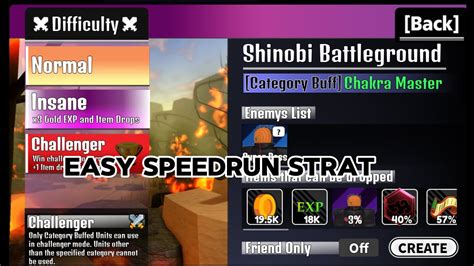 Speedrun Shinobi Battleground Raid Awtd YouTube