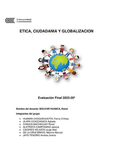 Crtcg pa1 ETICA CIUDADANIA Y GLOBALIZACION Evaluación Final 2023