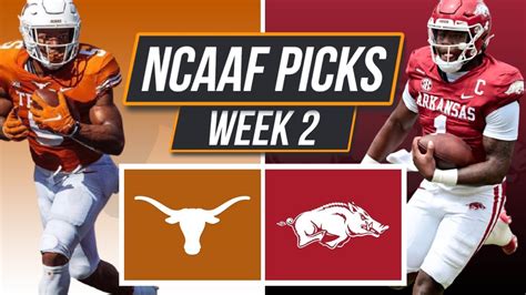 College Football Picks And Predictions Week 2 September 11 2021