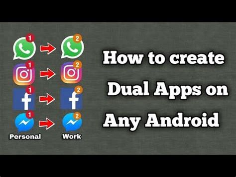 How To Use Two Same Apps In One Phone How To Create Dual Apps Youtube