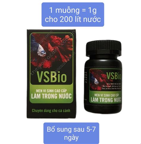 Mua Men Vi Sinh Vsbio L M Trong N C B C G Vi Sinh Vs Bio Gi R