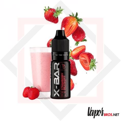 Strawberry Milkshake 10ml X Bar Salts Vaporbros 240€