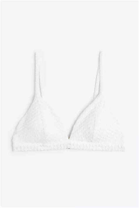 Jual H M Padded Triangle Bikini Top Original Zalora Indonesia