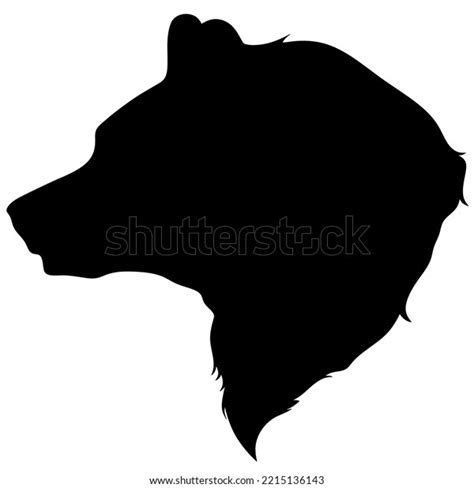 Bear Logo Isolated Silhouette Bear Head Stock Illustration 2215136143 ...